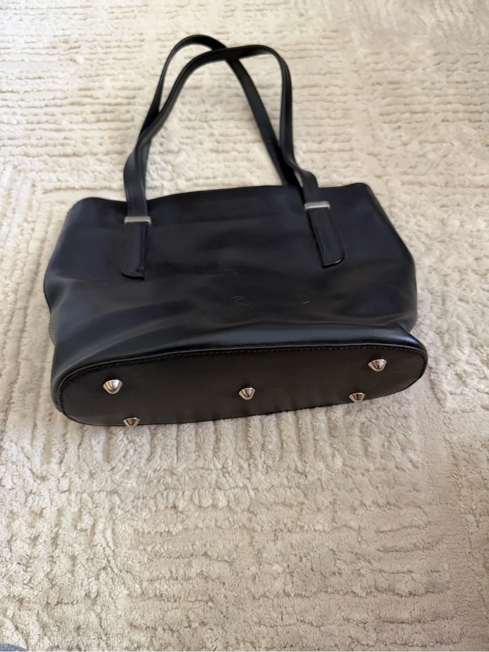 Kesslord Paris Black Leather Tote Bag